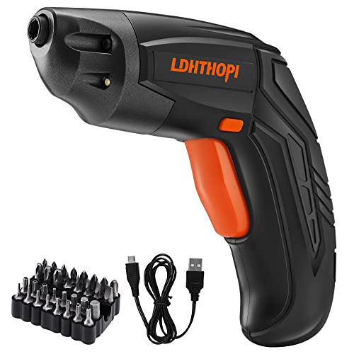 SILVEL Electric Screwdriver, 2000 mAh 4V Electric Screwdriver Rechargeable, Cordless ...