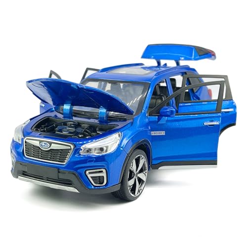 Modelo a Escala 1:30 Forester SUV e-Boxer Azul miniatura 4