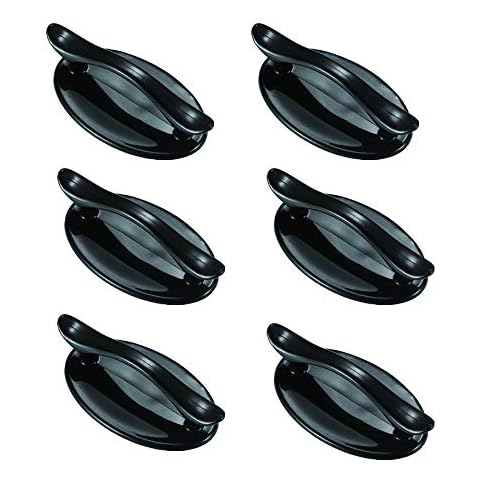 Tirador Puerta Adhesivo, 6 Piezas Pomos Autoadhesivos Manija, Pomos Autoadhesivos, Tiradores Adhesivos, Manija Autoadhesivo, Negro Cover