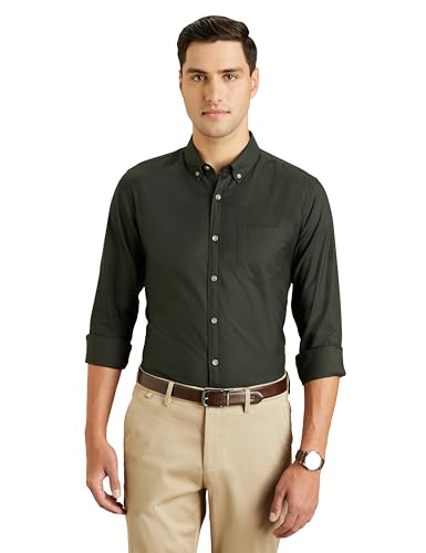Symbol Premium Men Stylish Solid All Day Fresh Buttondown Casual ...