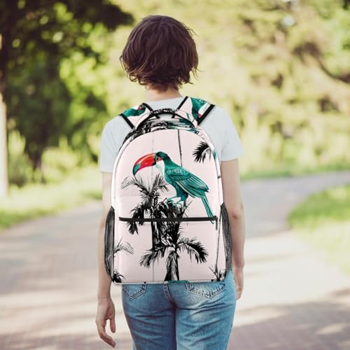 Sac à dos perroquet exotique : stylé du collège aux sorties décontractées - 6