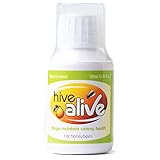 HIVE ALIVE Bienenfutter Zusatz - Natürliches Bienenfutter Flüssig - Bio Imker Zubehör - Herbst-Frühjahr - Senkt Wintersterblichkeit für Gesundheit Population & Honigproduktion - 100ml 10 Bienenstöcke