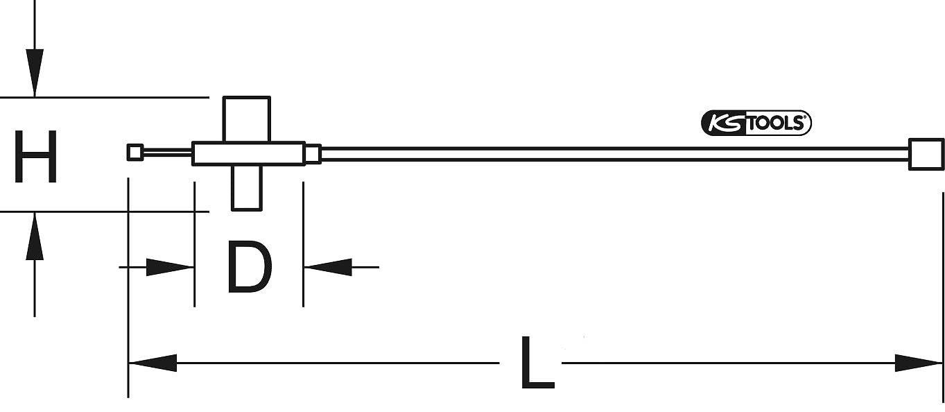 KS Tools 516.1198 Tarcza do pomiaru kata obrotu, szczypce, 3/4"