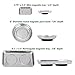 VASTOOLS Magnetic Tray Holder 3pc,for Socket Screw Nuts Bolts Metal Parts,Extra Strong Magnet,Thickened Tray,Stainless Steel