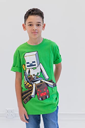 Minecraft Mobs Skeleton Enderman 3 Pack T-Shirts Little Kid to Big Kid4