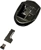 Mouse inalámbrico portátil para computadora Amazon Basics, ergonómico, óptico de 2.4 GHz, DPI ajustable, fácil de usar, compatible con PC, Mac, laptop, negro 6