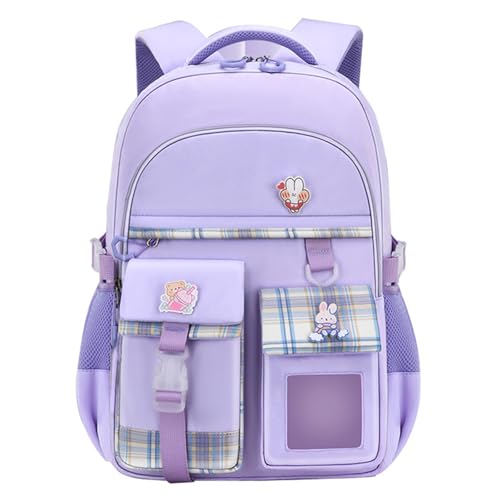 Sac à dos d'école Kawaii à grande capacité et poches fonctionnelles pour l'organisation des filles