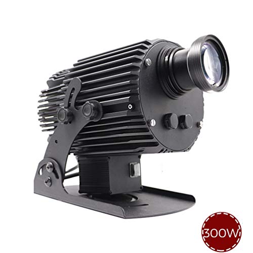 Remote Control 300W High Power Outdoor Customized Logo Gobo Projector Light for Wall Advertising Engineering Lighting Rotating Projection Lamp
