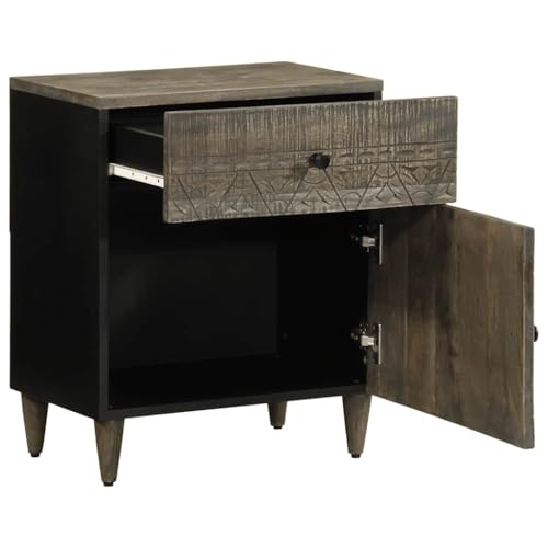 Table de chevet compacte en manguier pour optimiser les petits espaces - 4