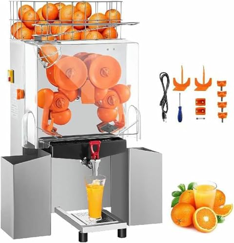 Commercial Blender - Exprimidor eléctrico de naranja para jugo fresco, alta eficiencia, procesa 20 naranjas por minuto