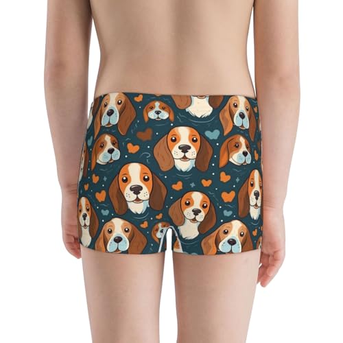 Boys' Cotton Boxer Brief Soft Underwear-Cute Puppy3