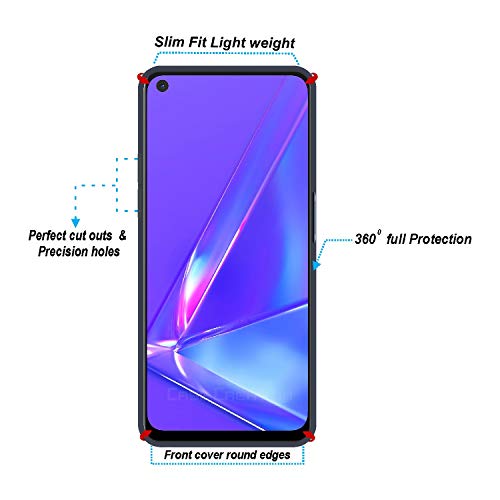 Image of Case Creation Back case for Oppo A92 (2020),Oppo A92 2020 (6.50-inch) Matte Finish Back case Cover Guard Color - Midnight Ocean