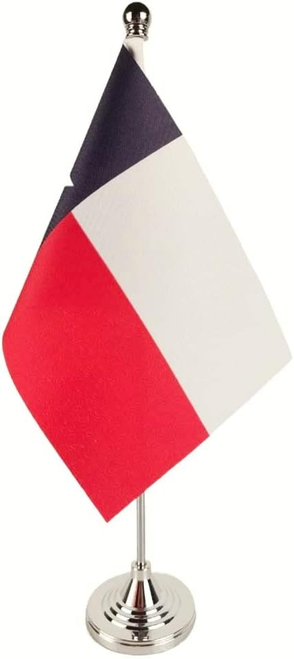 Zigvert USA Texas State Flag Texas TX Flag, Texas Desk Flag, Texas Table Flag, Texas Office Table Flag on Stand Base, Decorations for Offices, Families, Conference Rooms