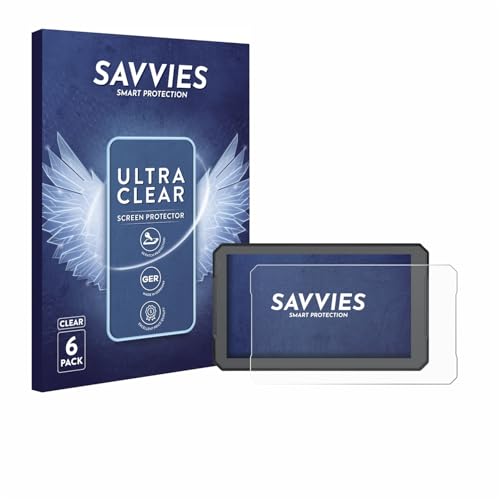 savvies Protection Ecran pour BOUWOIMA Motorrad Carplay 7" 6 Pièces - Film Protection Ultra Clair