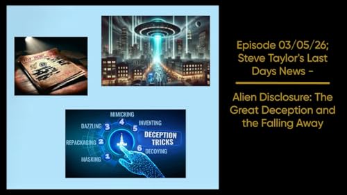 Episode 03/05/26; Steve Taylor&rsquo;s Last Days News &ndash; Alien Disclosure: The Great Deception and the Falling Away