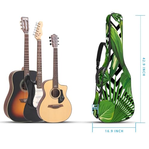 Housse de guitare en tissu Oxford épais rembourré avec boucle de suspension et sangle de cou Motif palmiers tropicaux sans couture 101,6 cm, Multicolore 5., 42.9×16.9×4.7 in, Sac de transport tendance - Les Beatles, Paul McCartney, John Lennon, RIngo Starr, George Harrison Housse de guitare en tissu Oxford épais rembourré avec boucle de suspension et sangle de cou Motif palmiers tropicaux sans couture 101,6 cm, Multicolore 5., 42.9x16.9x4.7 in, Sac de transport tendance – Image 6