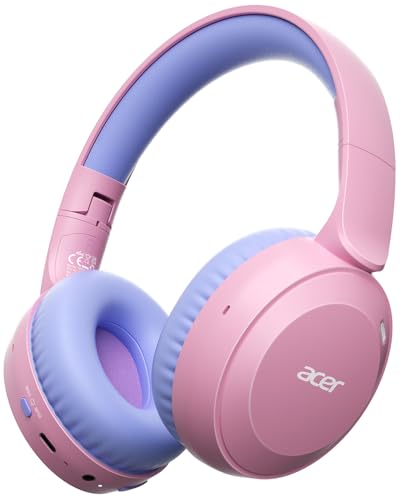 Acer OHR668 Wireless Kids Headphones with Dual Volume Limiters