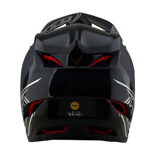 Casque Troy Lee Designs D4 évitez les chocs en VTT polyacrylique Shadow Black MD