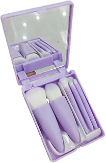 Juego de brochas de maquillaje de viaje con e...