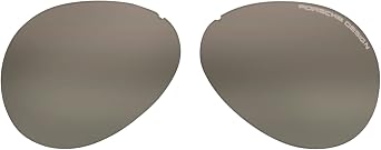 Porsche Design Original Lenses Set Only - For Model P8478-100% Authentic V655 - Grey gradient silver mirrored, 69