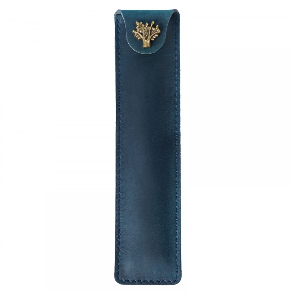 Leather Single Pen Cover, Retro Fountain Pen Pouch for Office