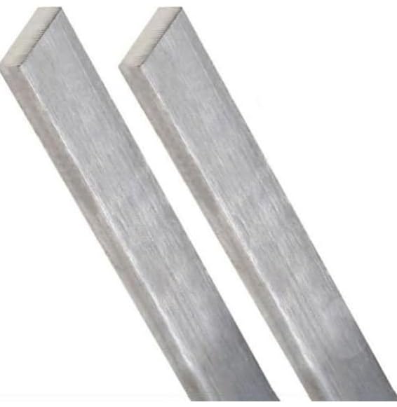 Barres plates acier inoxydable 304 brossé 10x25mm pour cuisine extérieure propre