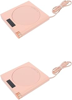 BESTOYARD Coffee Cup Warmer 2 pcs Heating Insulation Coaster Mug Warmer for Desk USB Coffee Mug Warmer teapot USB Coffee Warmer