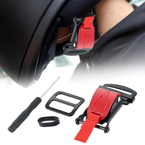 PETCHOR Motorcycle Helmet Quick Release Buckle Replacement Kit, Stainless Steel Motorcycle Accessories Replace D-Ring Chin Strap Up to 1
