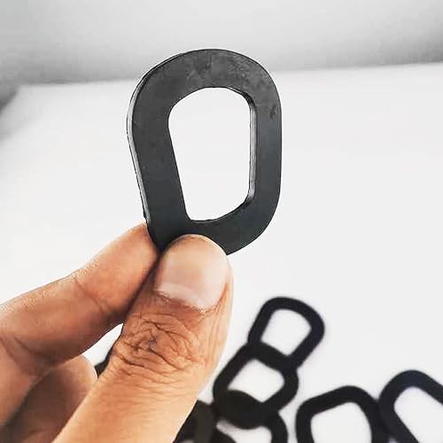 5 Stück Dichtungen Gummidichtungen für Benzinkanister, Ersatzdichtung für 5, 10, 20 Liter Kanister, Schwarze Dichtungen, Dichtung Kanister Auslauf, Gummiauflage Metalldichtung