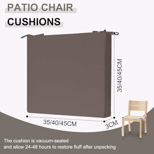 Cojines de asiento antideslizantes lavables y mullidos para cocina 5