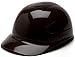 Pyramex Ridgeline 4 Point Glide Lock Suspension Bump Cap, Brown