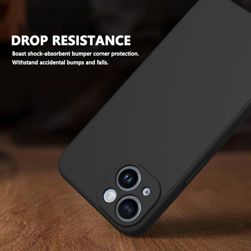 Image of for iPhone 13 mini Case Black, Scratch Resistant with Soft Touch, Slim Thin Phone Cover for iPhone 13 mini 5.4 inch