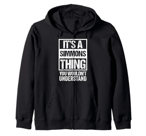 It's A Simmons Thing You Wouldn't Understand Family Name �W�b�v�p�[�J�[