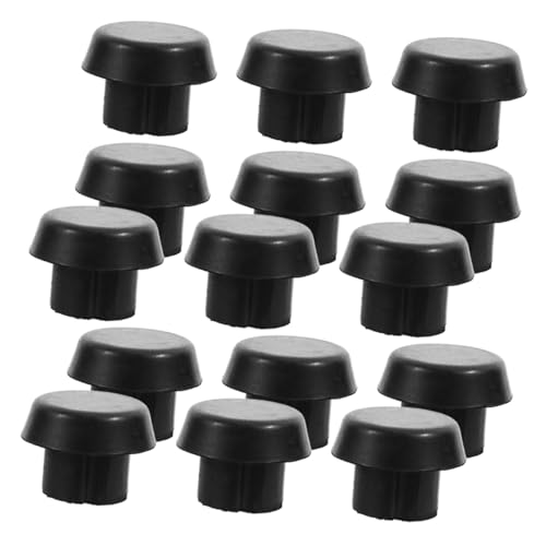 Yardwe Pool Bottom Plugs 20pcs Billiard Accessories Plastic Stopper Tip Tool Tail Protection