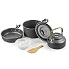 Terra Hiker Camping Kochgeschirr Töpfen, Leicht Aluminium Campinggeschirr, Faltbare Campingtöpfe, Outdoor Koch Geschirr