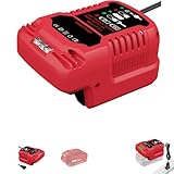 for Bauer 20V Battery Charger - Compact & Lightweight, 1/3 Smaller Than Original, Space-Saving Design for Travel (110V for Home Input)