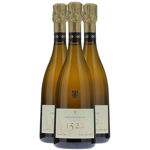 Champagne 1522 Extra Brut blanco 2018 - Champagne Philipponnat - DOP - Champán - Francia - Variedades de uva Chardonnay,Pinot Noir - 3x75cl