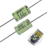 VG_S 2 pcs. of Stinger Pac Tweeter Capacitors 3.3MFD 100WV Vent Xovers Bass Blockers Car Audio Accessories Tweeters for Car Audio Capacitors of Bass Blocker for Tweeter Speaker New