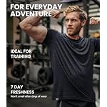 Merino.tech Merino Wool T-Shirt Mens - 100% Merino Wool Undershirt Lightweight Base Layer - Image 5