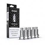 SMOK NORD Replacement Coils 0.6 Ohm [Pack of 5] - Mesh Build Coil, 25W Optimal, Enjoy Smooth Flavour and Consistent Vapour Production, Sub Ohm Vaping, Works With Priv N19 Kit, No Nicotine