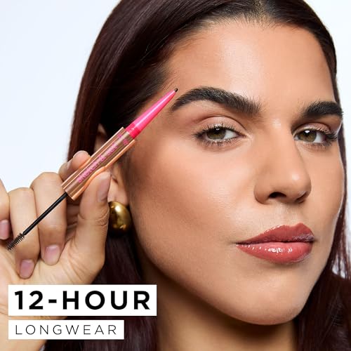 tarte big ego sketch and set brow pencil and tinted gel - medium brown - full size - Image 3