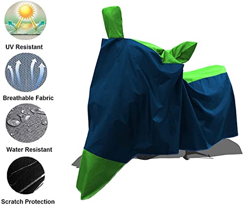 NISHI- UV Protection & Dustproof Cover for Bike Suitable for All 125 CC Bikes: Honda SP/CB Shine/TVS Raider/Bajaj Platina/Hero Passion/Hero Glamour etc