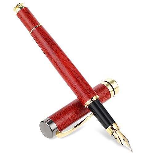 cobee® Natural Wood Fountain Pens, luxury Fountain Pen 0.7mm Fine