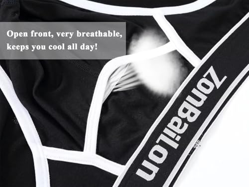 Mens Sexy Bikini Underwear Briefs Low Rise Front Opening Pouch Bulge Enhancing Panties for Man2