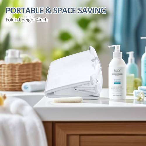 NEZART Banheira dobrável multiuso para animais de estimação com plugue de drenagem de água, banheira