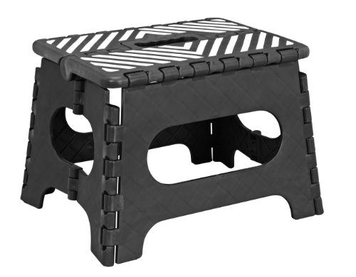 Simplify Folding Step Stool-Lightweight, Sturdy And Safe, Carrying Handle, Easy To Open, For Kitchen, Bathroom, Bedroom, Kids Or Adults #TOP22