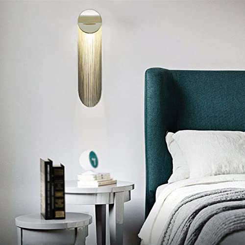 Apliques de pared LED en metal creativo y acabados de lujo para salones 5
