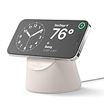 elago MS1 Charging Stand Compatible with MagSafe Charger - Premium Silicone Stand Compatible with iPhone 17, 16, 15, 14, 13, 12 Series [Charger Not Included] (Stone)