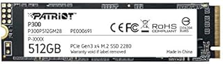 Patriot P300 M.2 PCIe Gen 3 x4 256GB Low-Power Consumption SSD,P300P256GM28