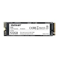 Patriot P300 512GB Interne SSD - NVMe PCIe Gen 3x4 - M.2 2280 - Solid State Drive - P300P512GM28 – Ansicht 1